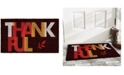 Home & More Thankful 17" x 29" Coir/Vinyl Doormat